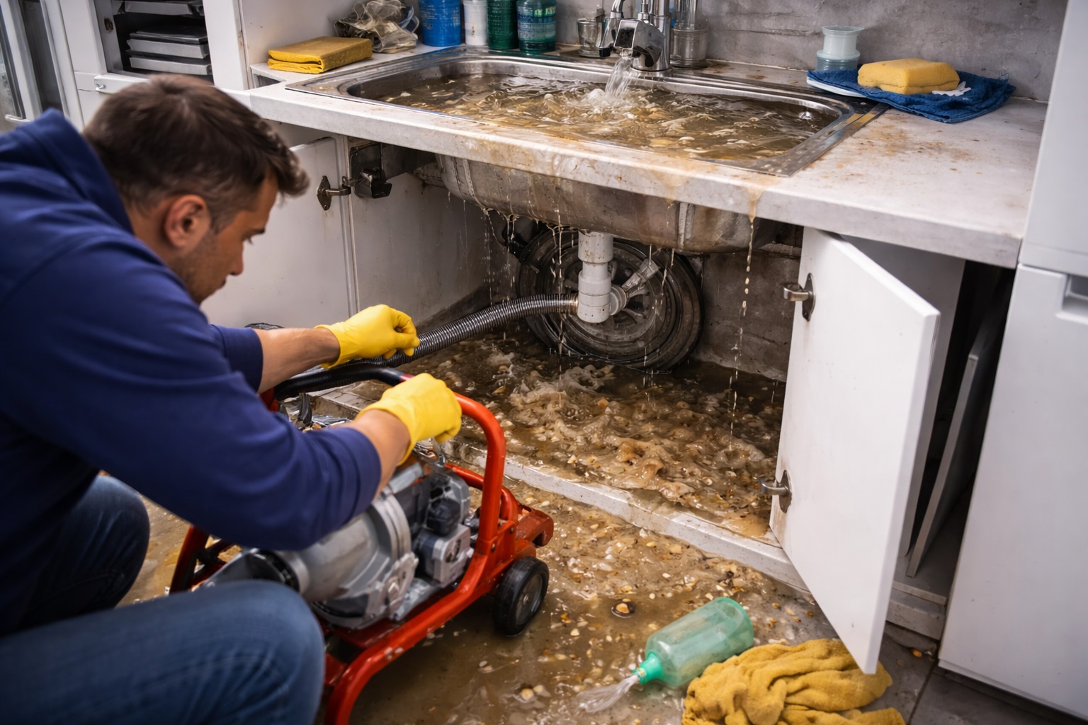 Pia entupida transbordando em Porto Alegre? Saiba quem chamar, como agir rápido e evite danos com ajuda profissional especializada.